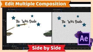 After Effects Tutorial : Edit or View Multiple Composition Simultaneously