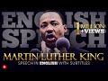 ENGLISH SPEECH | MARTIN LUTHER KING: I Have a Dream (English Subtitles)