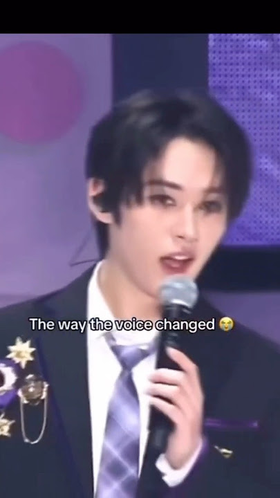 The way Lee Knows voice changed 😭 #fypシ゚viral #kpop #fy #straykids #skz #leeknow #fy #fyp #felix