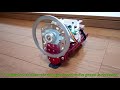 Reaction/Inertial (Casted Iron) Wheel Experiment (2) - 反応/慣性ホイール（鋳鉄）実験（2）