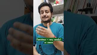 Fastidious | Vocab of the Day | SSC CGL, CHSL, BANK English | By Anand Sir l # vocabs #english