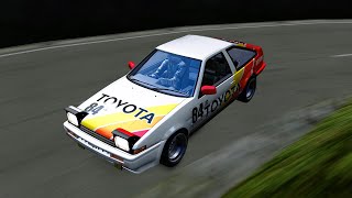3:05:554 - Enna Skyline Downhill in the AE86 Tuned | Assetto Corsa