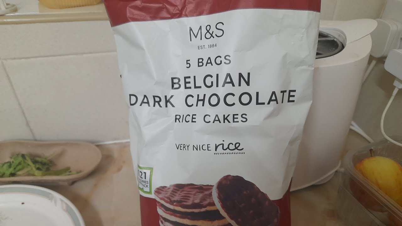 Belgian Dark Chocolate Rice Cakes Eating ASMR YouTube