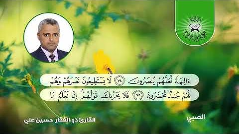 سورة يس - القارئ ذو الفقار حسين - الصبي
