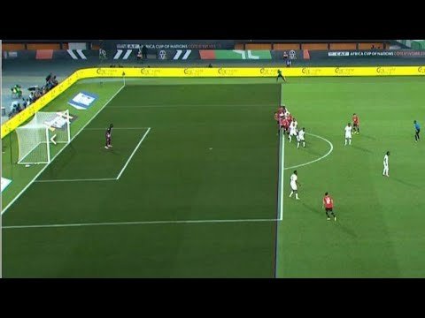 هدف مصر الملغي امام غانا امم افريقيا