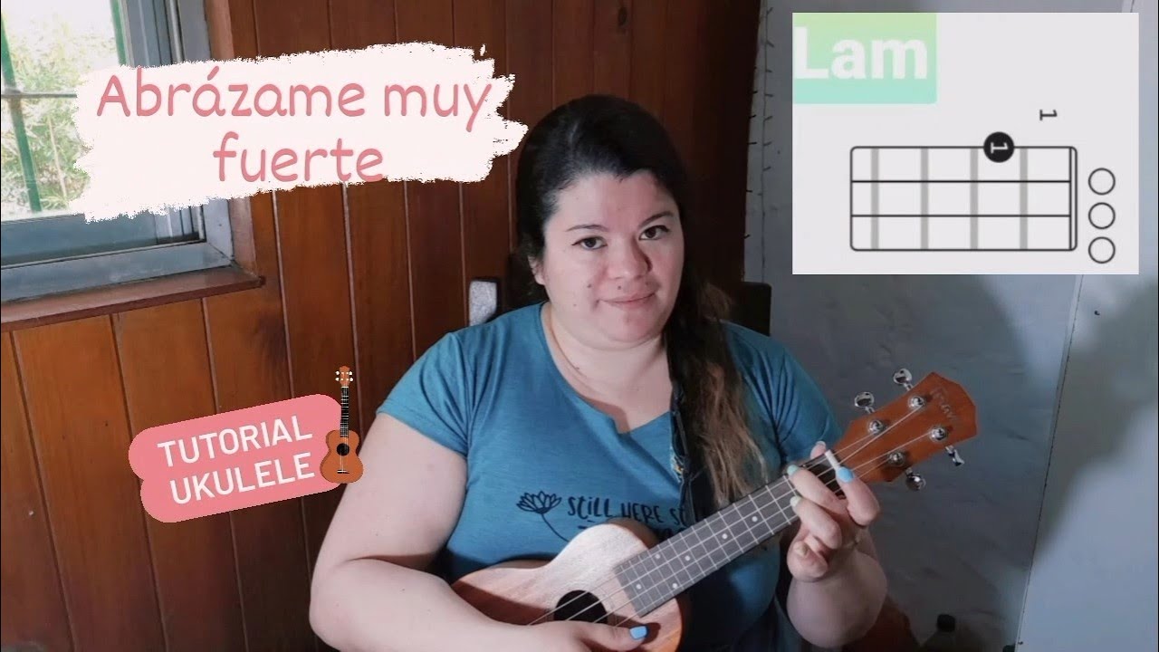 ABRÁZAME MUY FUERTE / Tutorial Ukulele #5 / JUAN GABRIEL