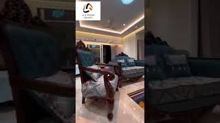 Handcarved Teak Wood Sofa Set | Custom Made Luxury | Ace Wood Crafts