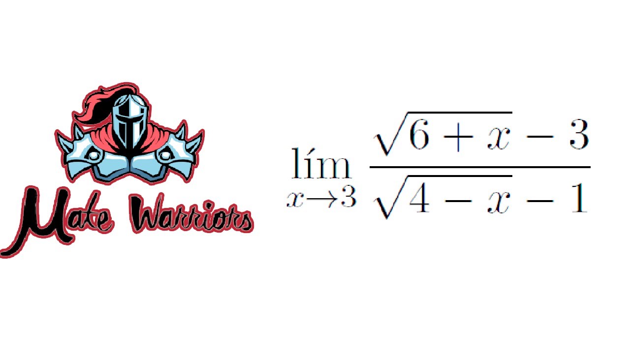 LIMITES EN UN PUNTO CON RAICES CUADRADAS