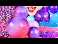 ASMR GALAXY FOOD, DRINKING SOUNDS, HONEY JELLY, CANDY, EDIBLE WATER BOTTLE, EATING SOUNDS MUKBANG