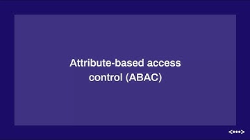 Attribute based access control (ABAC) - Cyberiom