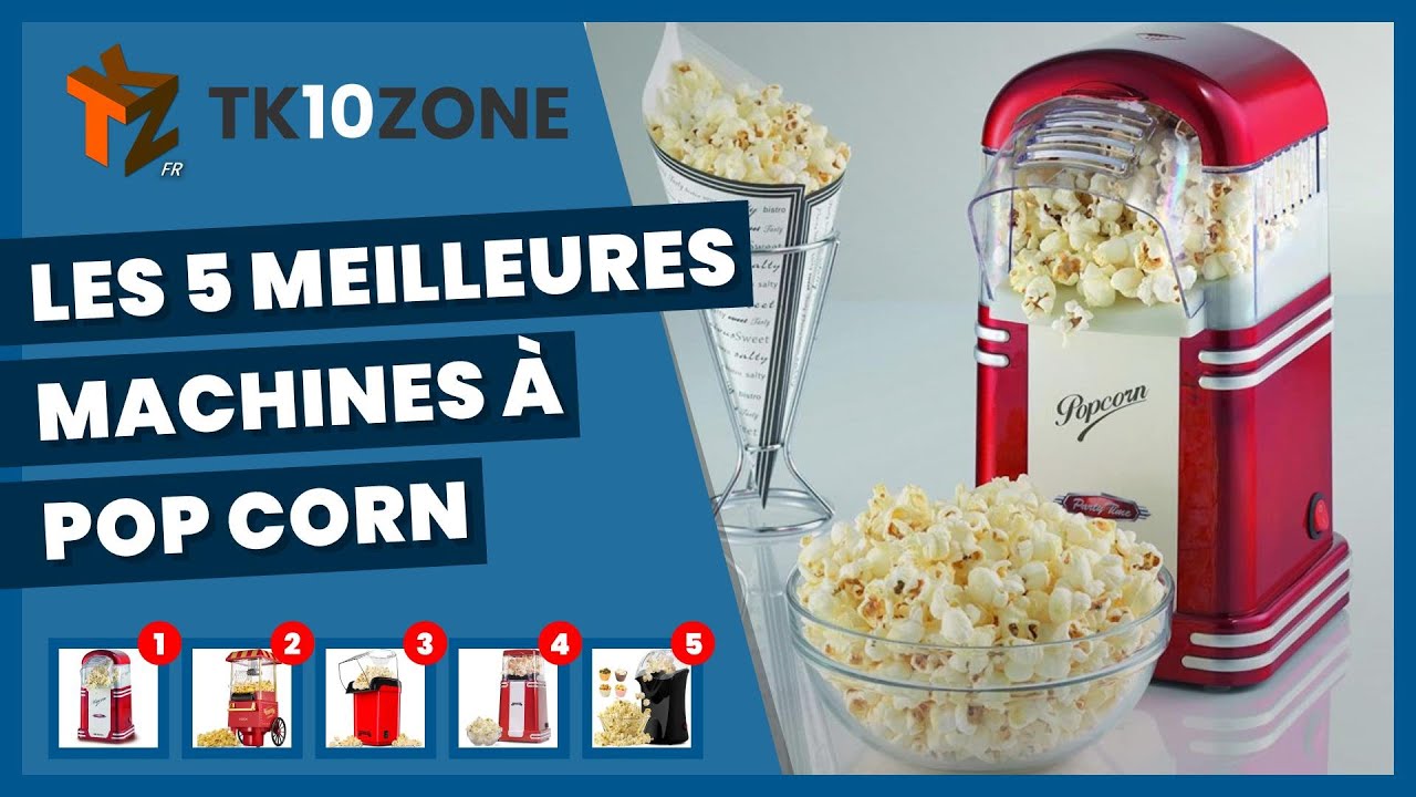 Les 5 meilleures machines pour faire du pop-corn - YouTube