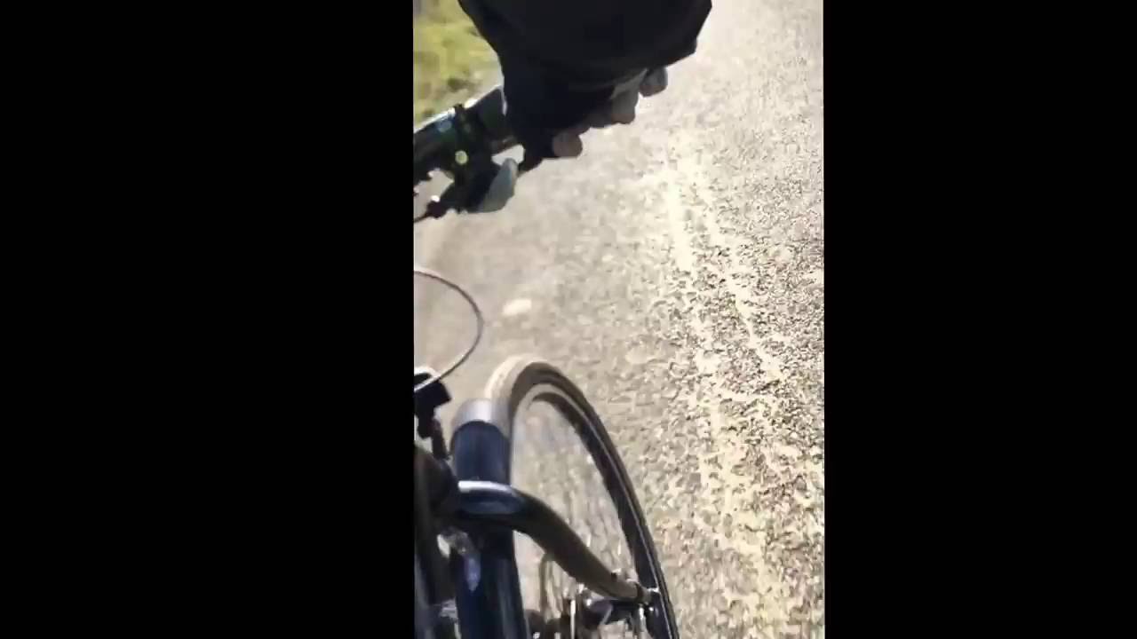 Losing a saddle on the Dukinfield CC cycling downhill freewheel