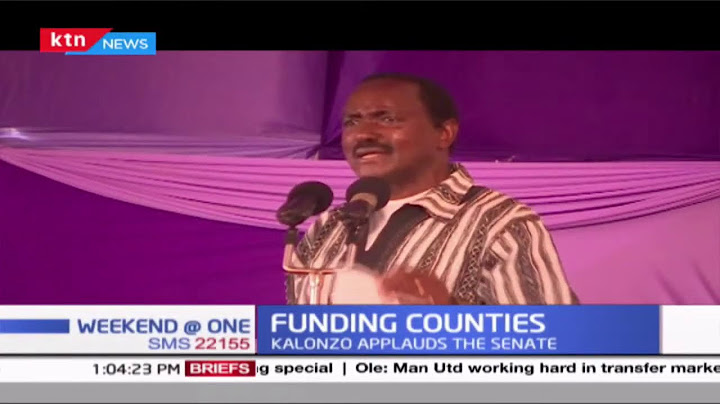 Kalonzo Musyoka applauds senators for finally agreeing to pass third basis revenue sharing formula