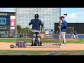 Nolan McLean vs. Mike Tauchman in live BP at Mets camp