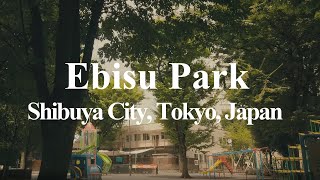 Ebisu Park, Shibuya City, Tokyo Japan 4K