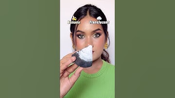 TRANSLUCENT vs BANANA POWDER #translucentpowder #bananapowder