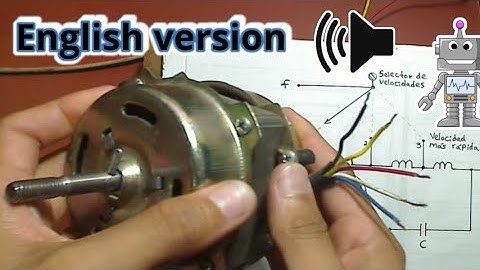 Identify CABLES and connections 3 speed FAN motor