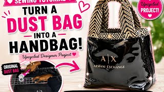 How to upcycle designer dust bags