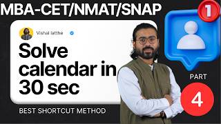 Calendar 4 Logical Reasoning MBACET NMAT SNAP