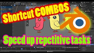 Use Shortcut Key Combos to Speed up Repetitive Tasks in Blender