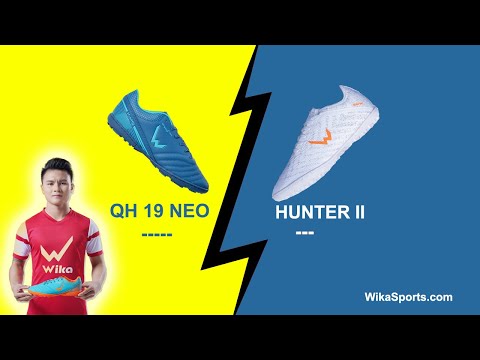 Video Đánh giá giày đá bóng Wika Hunter 2 vs Wika QH19 NEO... - youtube