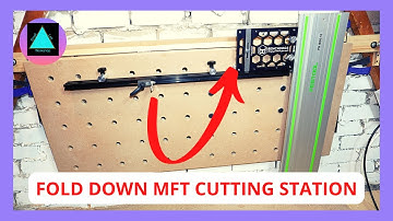 A New Folding MFT Workbench for Benchdog Square, Fencedog Fence, and Festool Track Saw Combo
