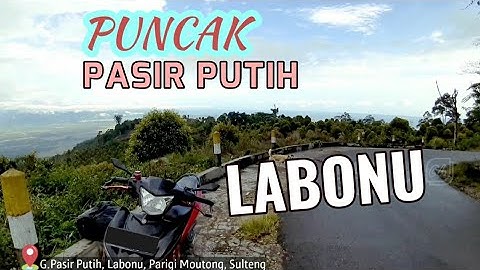Panorama di Puncak Pasir Putih Labonu, Parimo - Sulteng