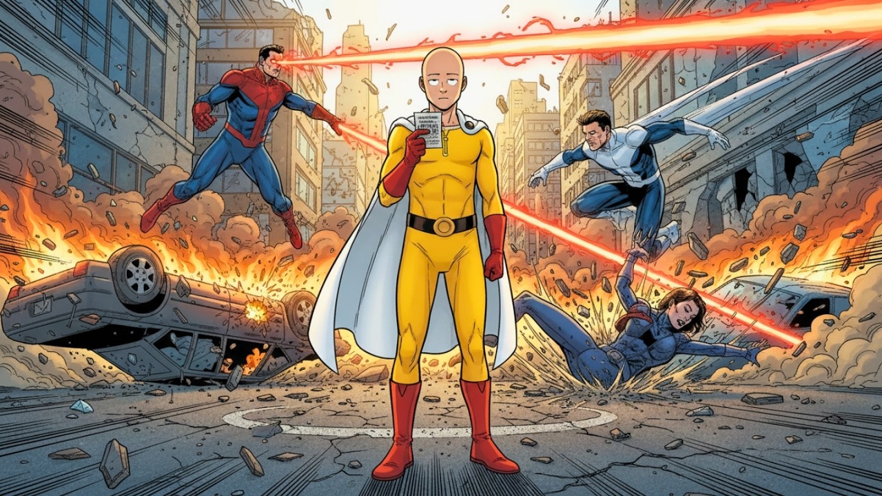 What If Saitama Didn’t Notice The Seven Attacking Him?