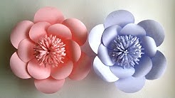 How To Make Paper Flowers - Paper Flower tutorial - Step by Step -  - Durasi: 2.36. 