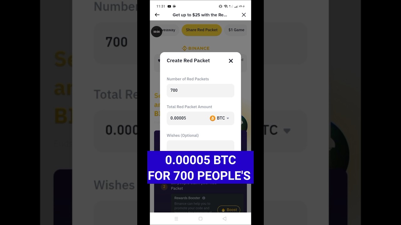 iRed packet code in Binance today 