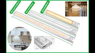 LED лампа линейная с датчиком движения. Светильник для квартиры.