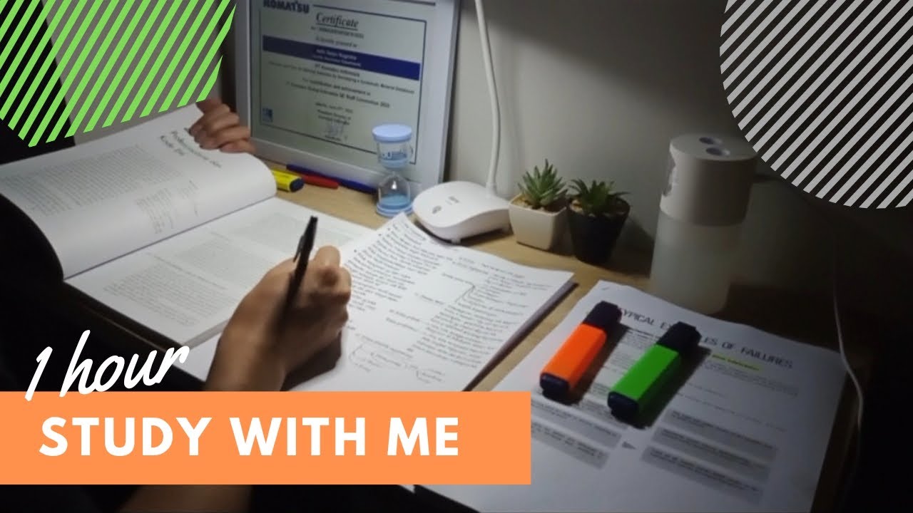 [1 Hour] Study with Me | Pomodoro 30/5 - Study with relaxing piano ...