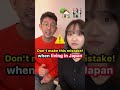 Don't make this mistake! when living in Japan🏡🇯🇵 #Shorts