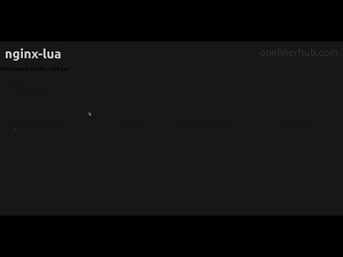 Get request header with Lua