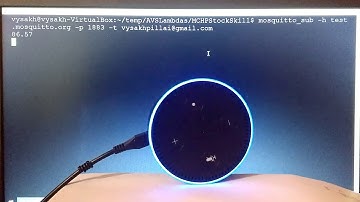 Alexa microchip share price MQTT skill