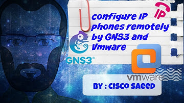 How to configure IP phones remotely by GNS3 and Vmware