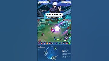 This new Xavier critical build is Insane 😱 #mobilelegends #xavierml #shorts