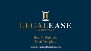 How Build An Email Template In Lawmatics