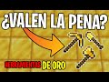 *ANÁLISIS* 🤔¿ES RENTABLE CRAFTEAR HERRAMIENTAS DE ORO🟨 EN MINECRAFT
