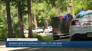 Woman taken to hospital after barricade situation at Chesterfield home