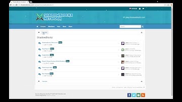 Shadowblockz.com Website Tutorial.