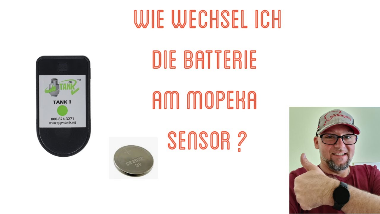 Batterie wechseln am Mopeka Sensor ? Die Gasflaschen Füllstandanzeige 