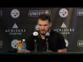 Cam Heyward & Mitch Trubisky Postgame Press Conference (Week 14 vs Patriots) | Pittsburgh Steelers