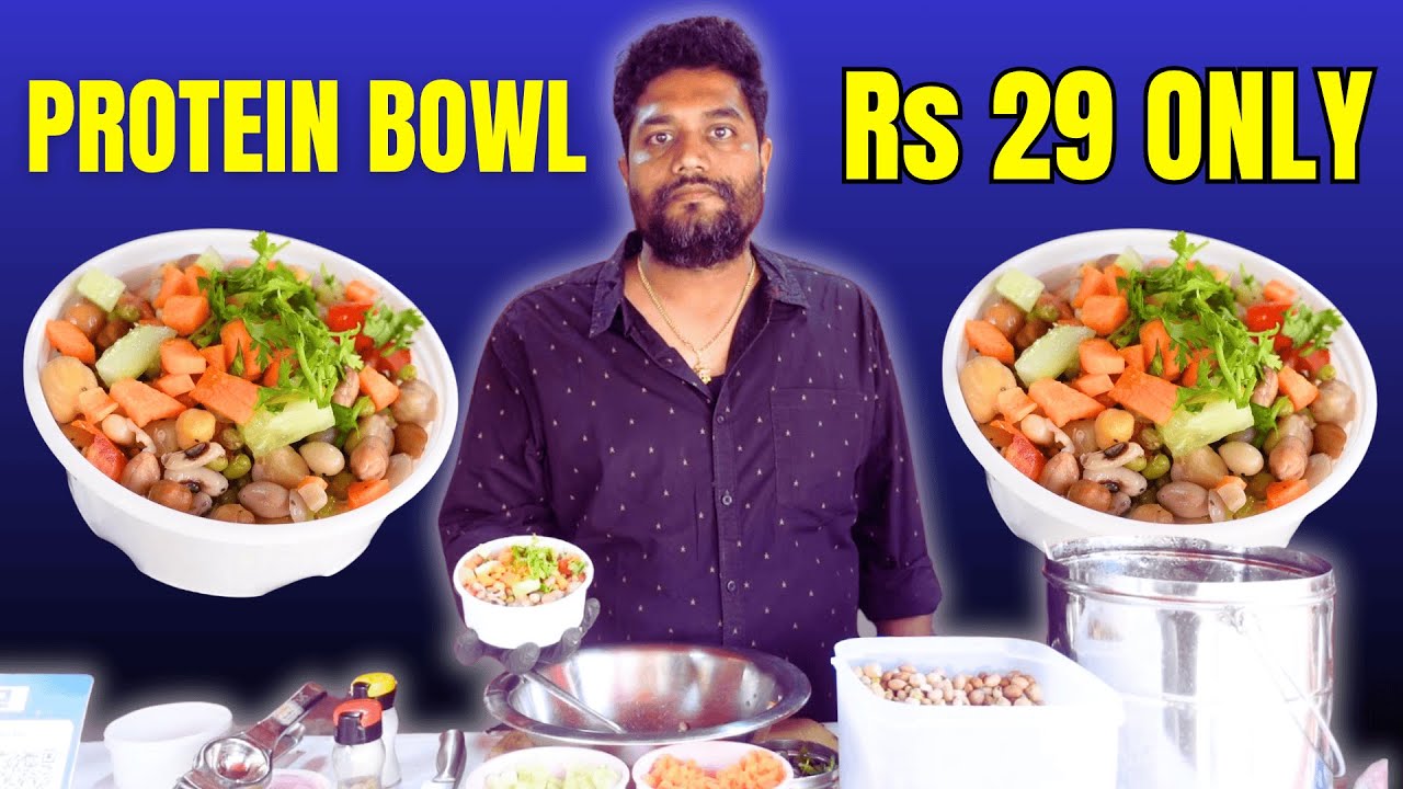 Just 29 Rupees Protein Bowl at Kompally | Healthy Diet | AM PM Treats