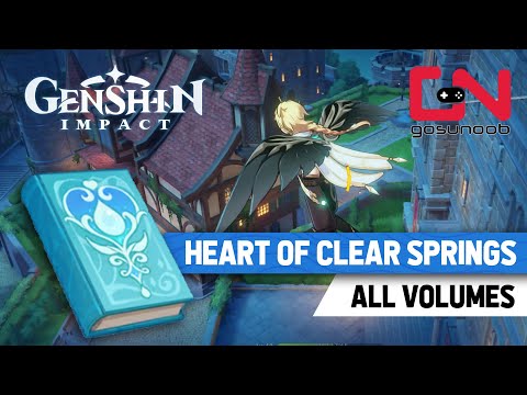 Heart of Clear Springs All Volumes Locations - Genshin Impact The Voice of Flowing Water