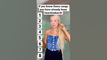 Thumbnail of IF YOU KNOW THESE SONGS YOU’RE HEARTBROKEN😭 #shorts