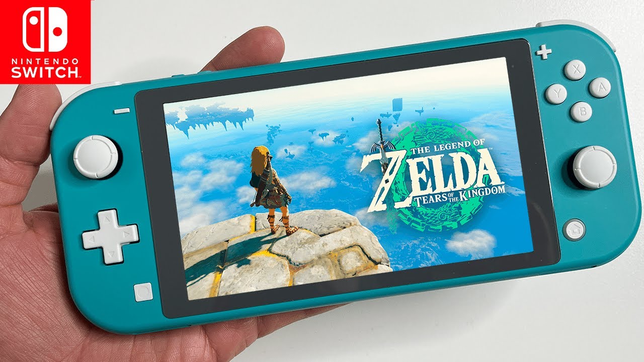 Zelda: Tears of the Kingdom Nintendo Switch LITE Gameplay 