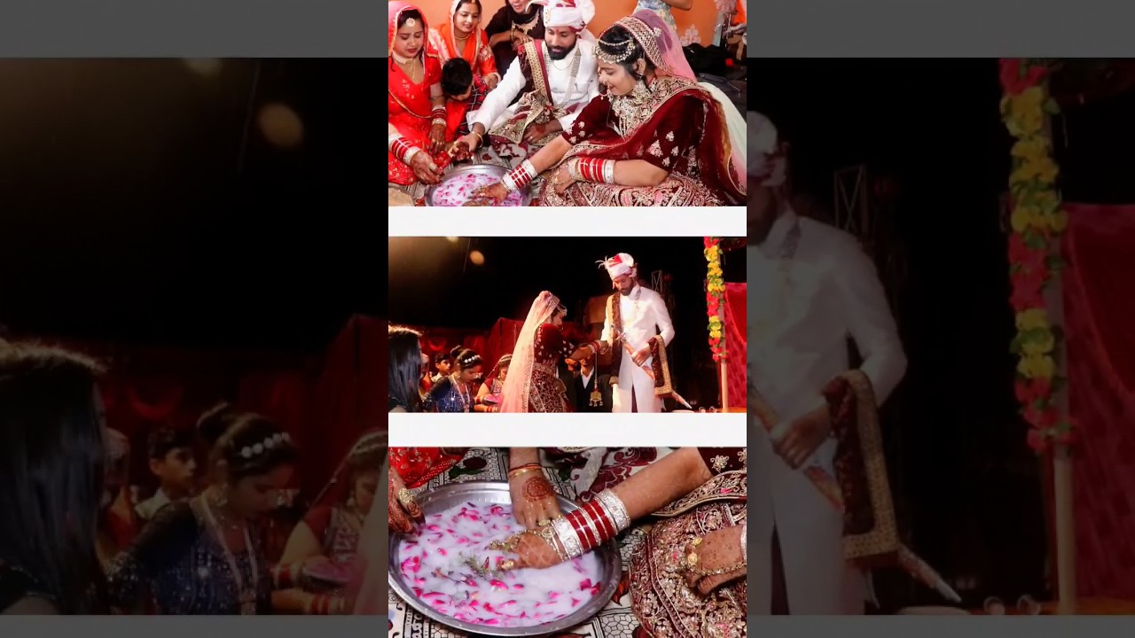 sara pind le k aayi tu barat ch ♥️ wedding love shorts reel