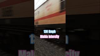 Flat 130 Kmph Malda Intercity Express Vanished in seconds #shorts #viral