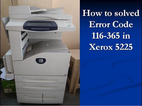 Solved Workcentre 7435 Error Codes 116 324 016 720 Customer